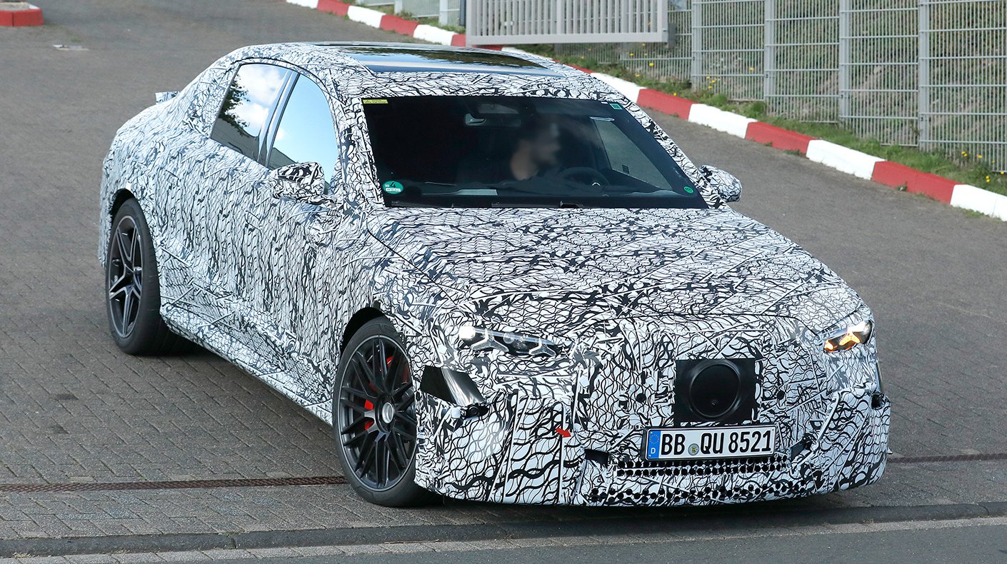 نموذج اختباري مموه لسيارة مرسيدس-AMG E-Class EQ الكهربائية