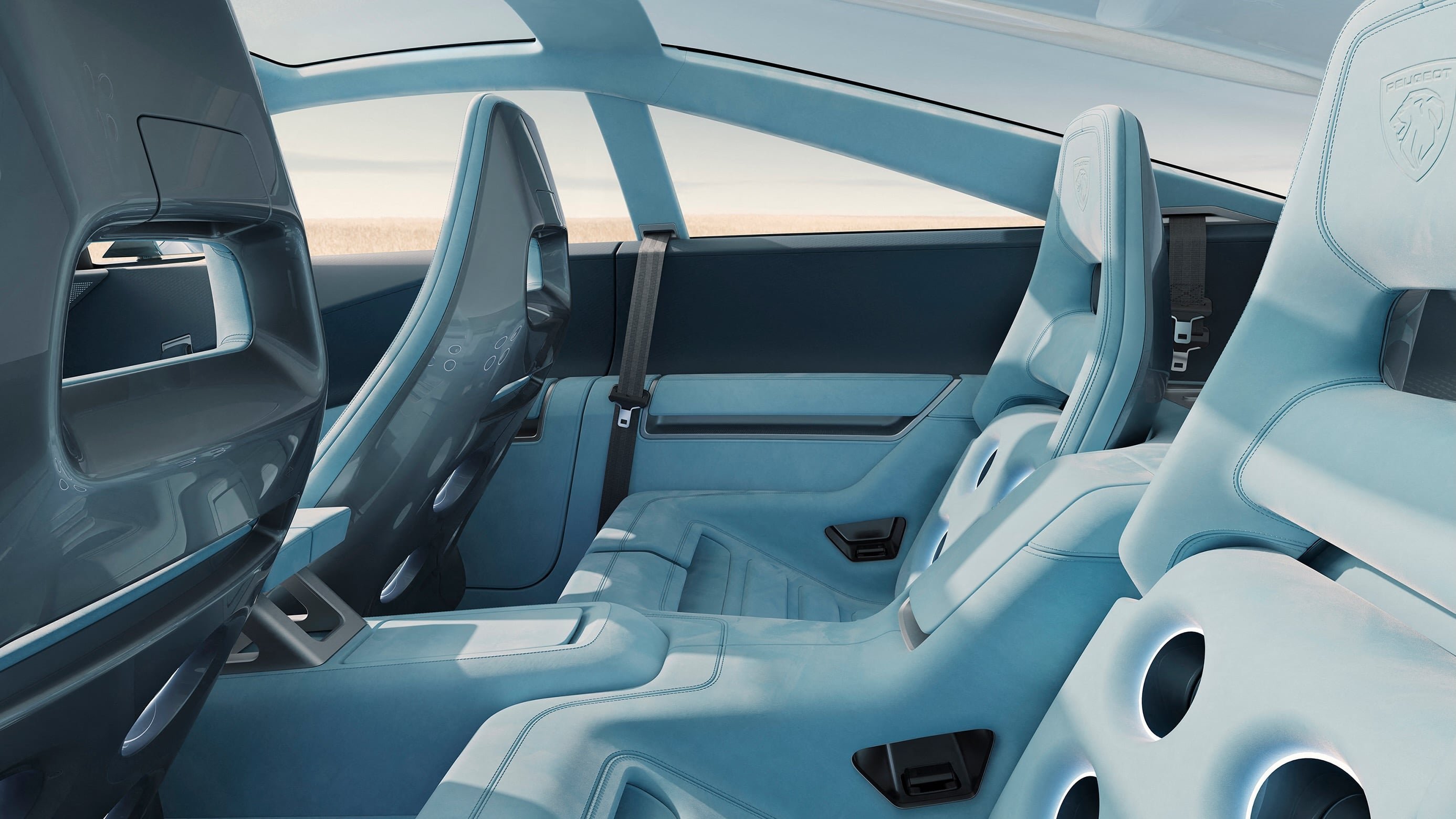 صورة رسمية لسيارة بيجو RCZ Vision الاختبارية الكهربائية
