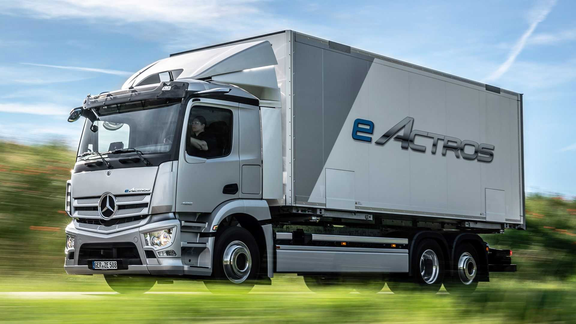 مرسيدس تعلن عن شاحنة كهربائية بالكامل تحت اسم  E-Actros