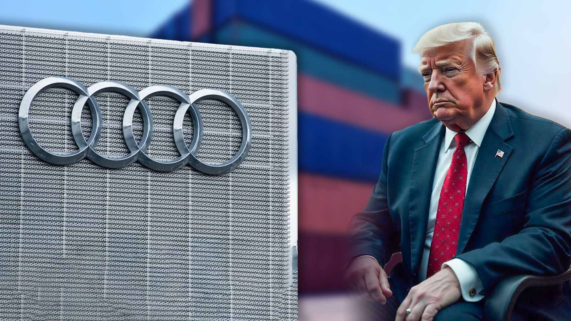 أودي تعلق شحن سياراتها إلى السوق الأمريكي.. بسبب ضرائب ترامب الجمركية